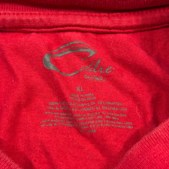 Vintage Cadre Ohio State Buckeyes Football T-Shirt Men's XL Red Short Sleeve - Picture 4 of 6